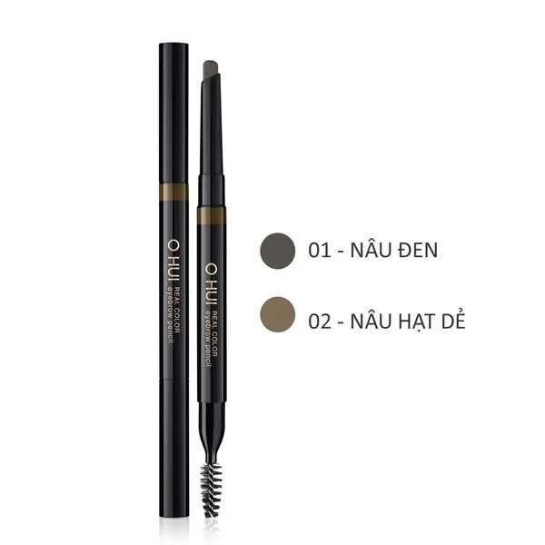 Chì Kẻ Mày Ohui Real Color Eyebrow Pencil 5g