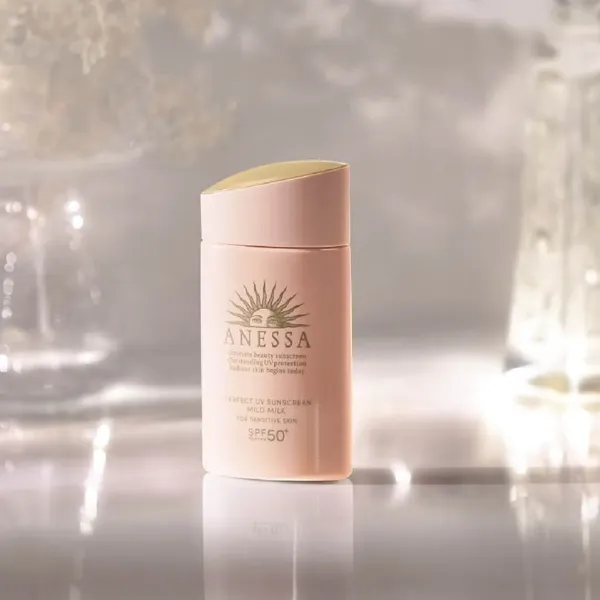 Sữa Chống Nắng Dịu Nhẹ Cho Da Nhạy Cảm Anessa Perfect UV Sunscreen Mild Milk SPF 50+ 60Ml