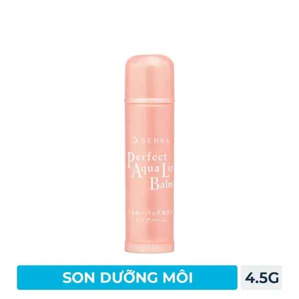 Son Dưỡng Môi Cấp Ẩm Senka Perfect Aqua Lip Balm 4.5G