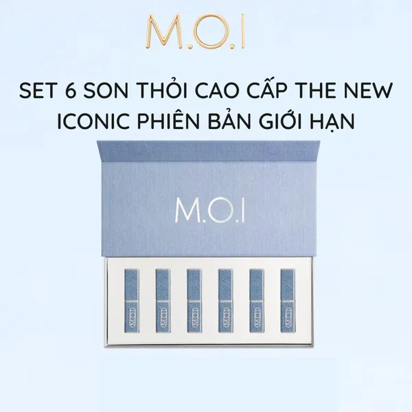 Set 6 Son Thỏi Cao Cấp M.O.I Mịn Mướt Môi Love Velvet Matte Lipstick The New Iconic 2.7g