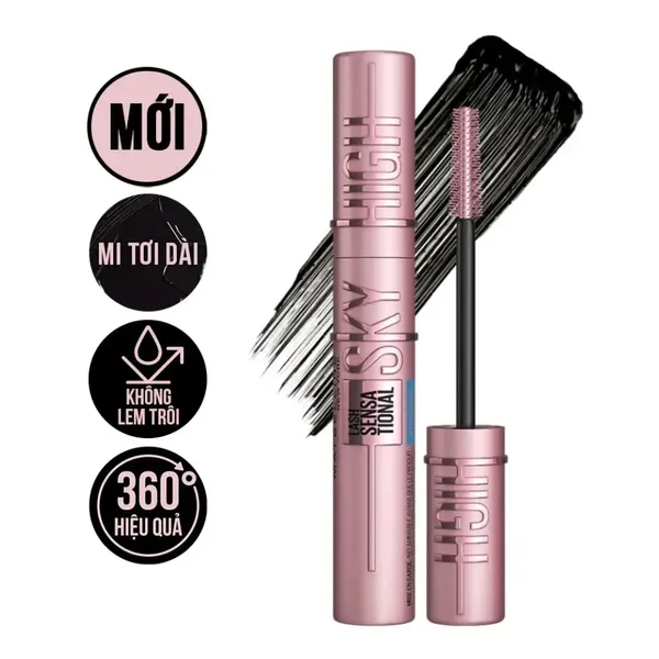 Mascara Chuốt Mi Tơi Dài Maybelline Lash Sensational Sky High Mascara 6ml