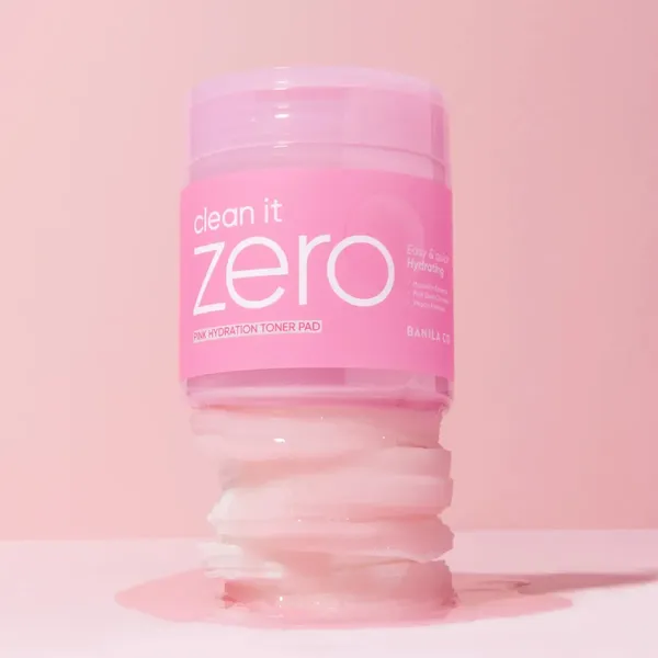 Toner Pad Cấp Ẩm Banila Co Clean It Zero Pink Hydration Toner Pad 200ml (70 miếng)