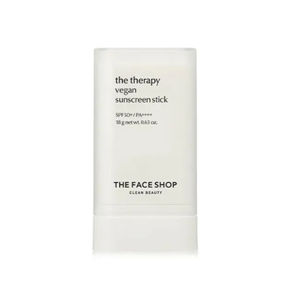 Sáp Chống Nắng Thuần Chay Dạng Thỏi THE FACE SHOP The Therapy Vegan Sunscreen Stick SPF50+ PA++++ 18g