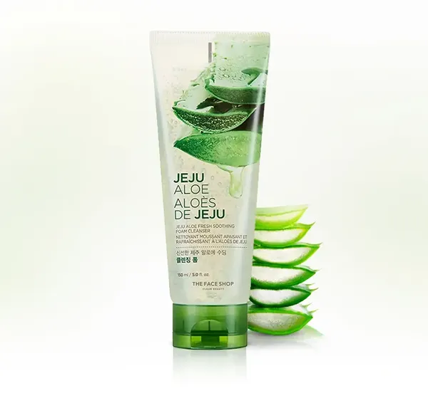 Sữa Rửa Mặt THE FACE SHOP Làm Mềm Mịn Da Jeju Aloe Fresh Soothing Foam Cleanser 150ml