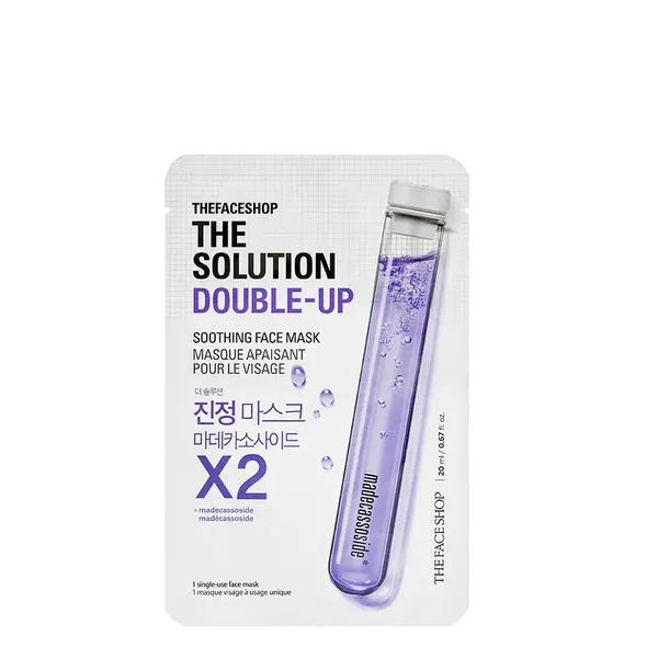 Mặt Nạ The Solution Siêu Cấp Ẩm Làm Dịu Da Double-Up Soothing 20ml