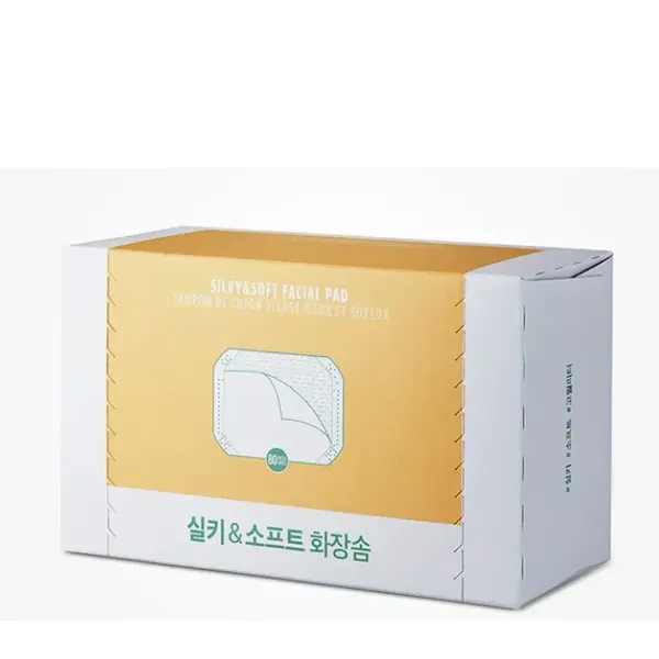 Bông Tẩy Trang Silky&Soft Facial Pad (Hộp 80 miếng)