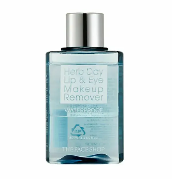 Tẩy Trang Mắt & Môi THE FACE SHOP Herb Day Lip&Eye Makeup Remover Waterproof 130ml