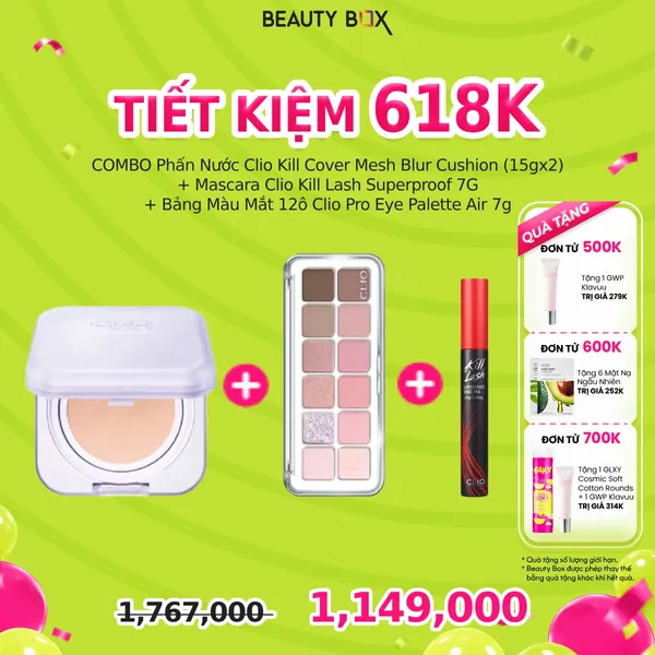 combo-phan-nuoc-clio-kill-cover-mesh-blur-cushion-mascara-clio-kill-lash-superproof-7g-bang-mat-clio-pro-eye-palette-air-7g-1