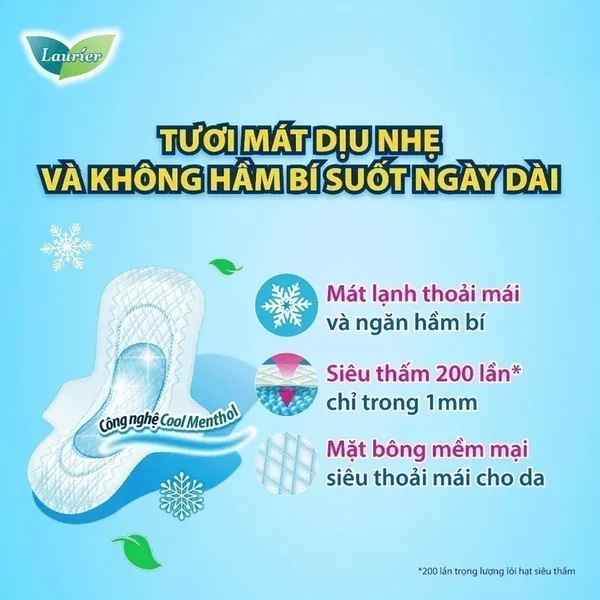 bang-ve-sinh-laurier-supper-slimguard-cool-mong-nhe-thoang-mat-kiem-soat-mui-1mm-225cm-16-mieng-5