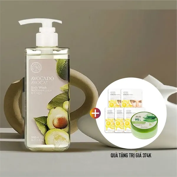 gel-tam-cung-cap-am-thefaceshop-avocado-body-wash-300ml-1