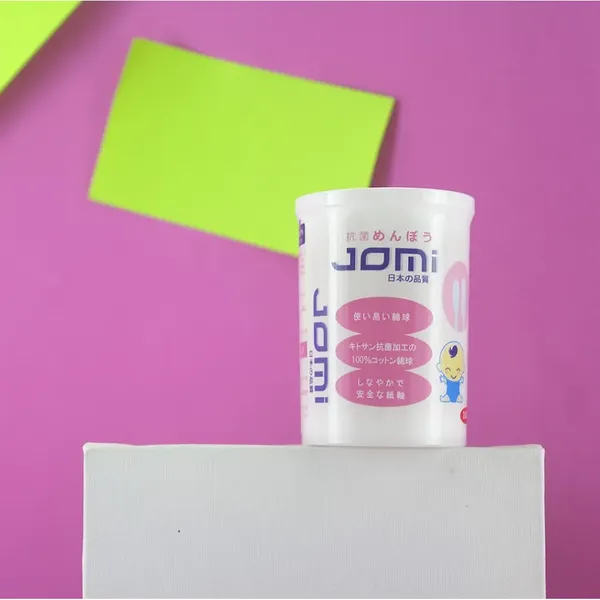 bong-tam-cho-tre-em-jomi-antibacterial-cotton-swab-160-que-3