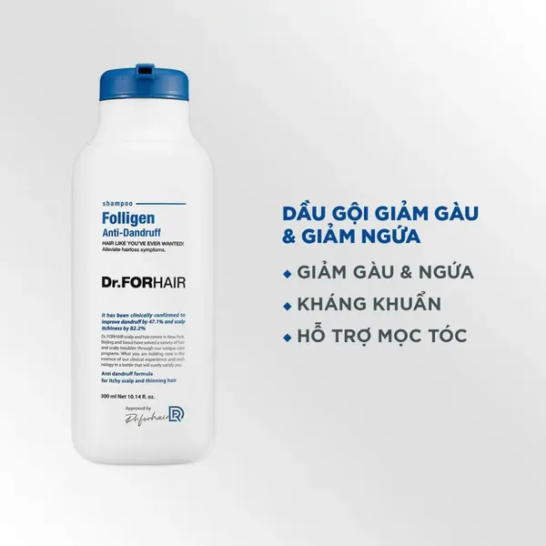 dau-goi-cho-da-dau-gau-ngua-drforhair-folligen-anti-dandruff-shampoo-300ml-2