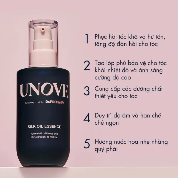 tinh-chat-duong-toc-bong-muot-drforhair-unove-silk-oil-essence-70ml-3