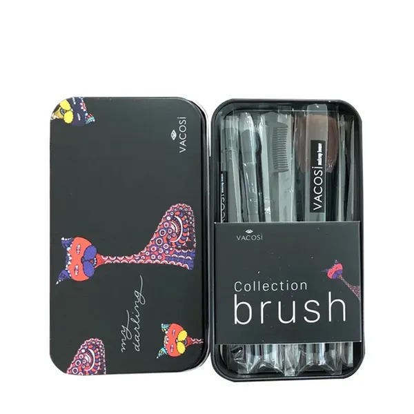 hop-co-trang-diem-du-lich-vacosi-my-darling-travel-brush-set-6pcs-black-6