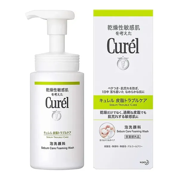 sua-rua-mat-dang-bot-danh-cho-da-dau-curel-sebum-care-foaming-wash-150ml-3