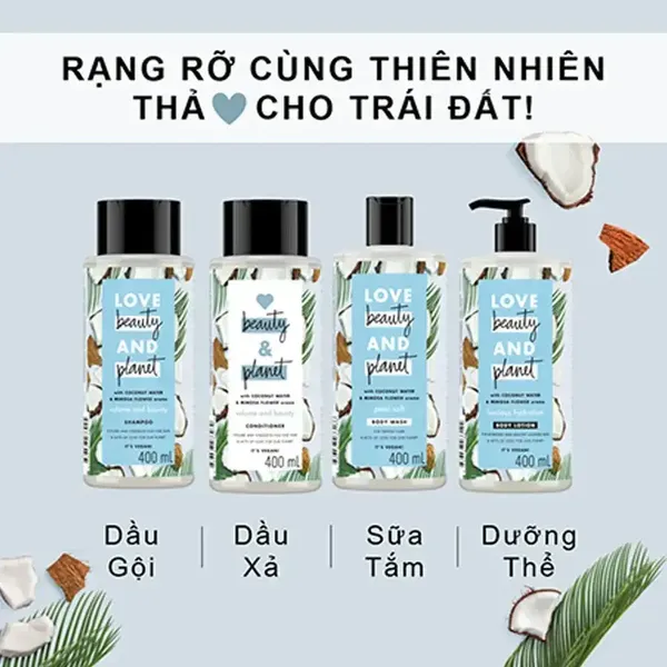 Sản phẩm chăm sóc Love Beauty&Planet chính hãng | BeautyBox Vietnam