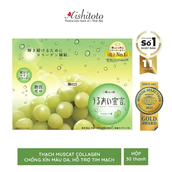 thach-bo-sung-collagen-vi-nho-mau-don-aishitoto-collagen-jelly-muscat-30-goi-1
