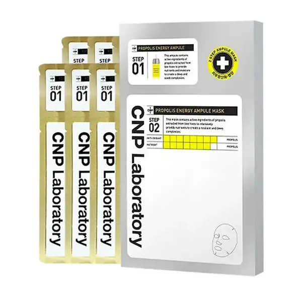 bo-5-mat-na-keo-ong-tai-tao-phuc-hoi-da-2-trong-1-cnp-laboratory-propolis-energy-ampule-2-step-mask-5pcs-1