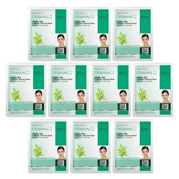 mat-na-collagen-che-xanh-dermal-green-tea-collagen-essence-mask-23g-2