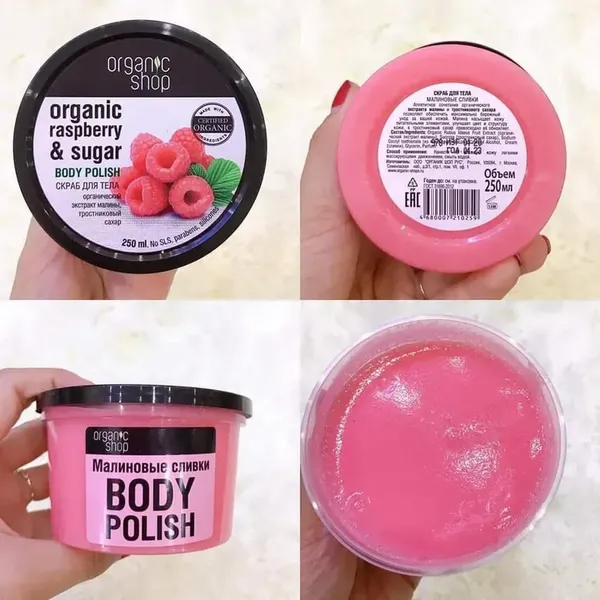 tay-da-chet-toan-than-huong-mam-xoi-organic-shop-body-scrub-raspberry-cream-250g-2