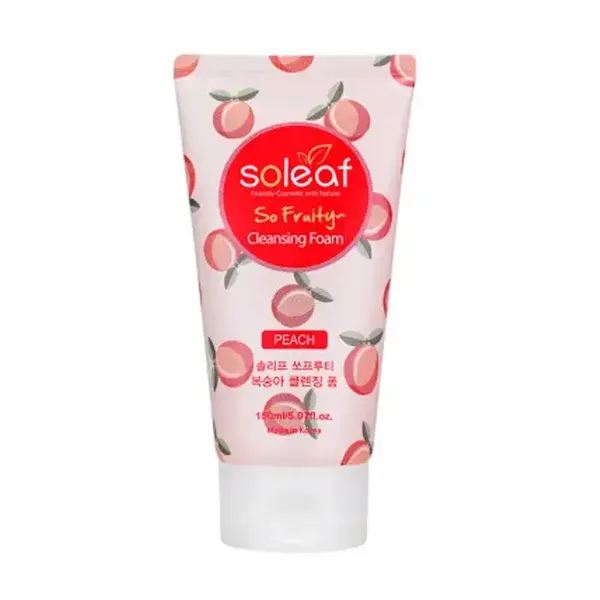sua-rua-mat-trai-cay-soleaf-so-fruity-peach-cleansing-foam-150ml-1