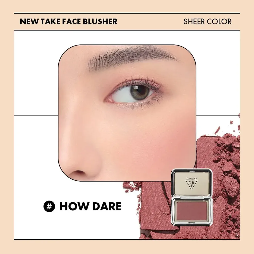 Má Hồng 3CE New Take Face Blusher 4.5g