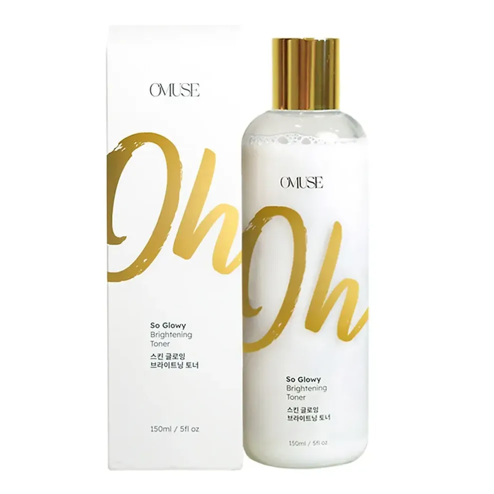 Nước Cân Bằng Dưỡng Trắng, Cấp Ẩm Sâu O'Muse Oh So Glowy Brightening Toner  150Ml