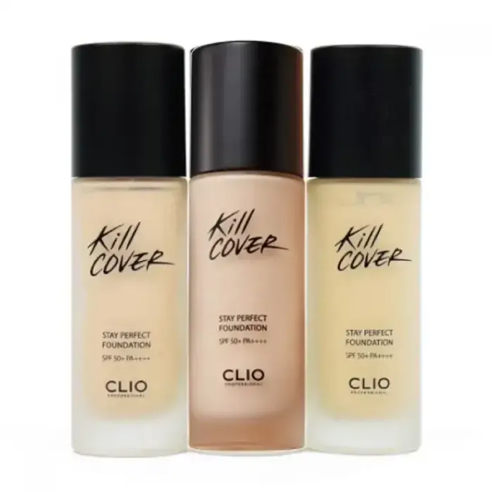 Discon) Kem Nền Hiệu Ứng Siêu Mịn Clio Kill Cover Stay Perfect Foundation 35G