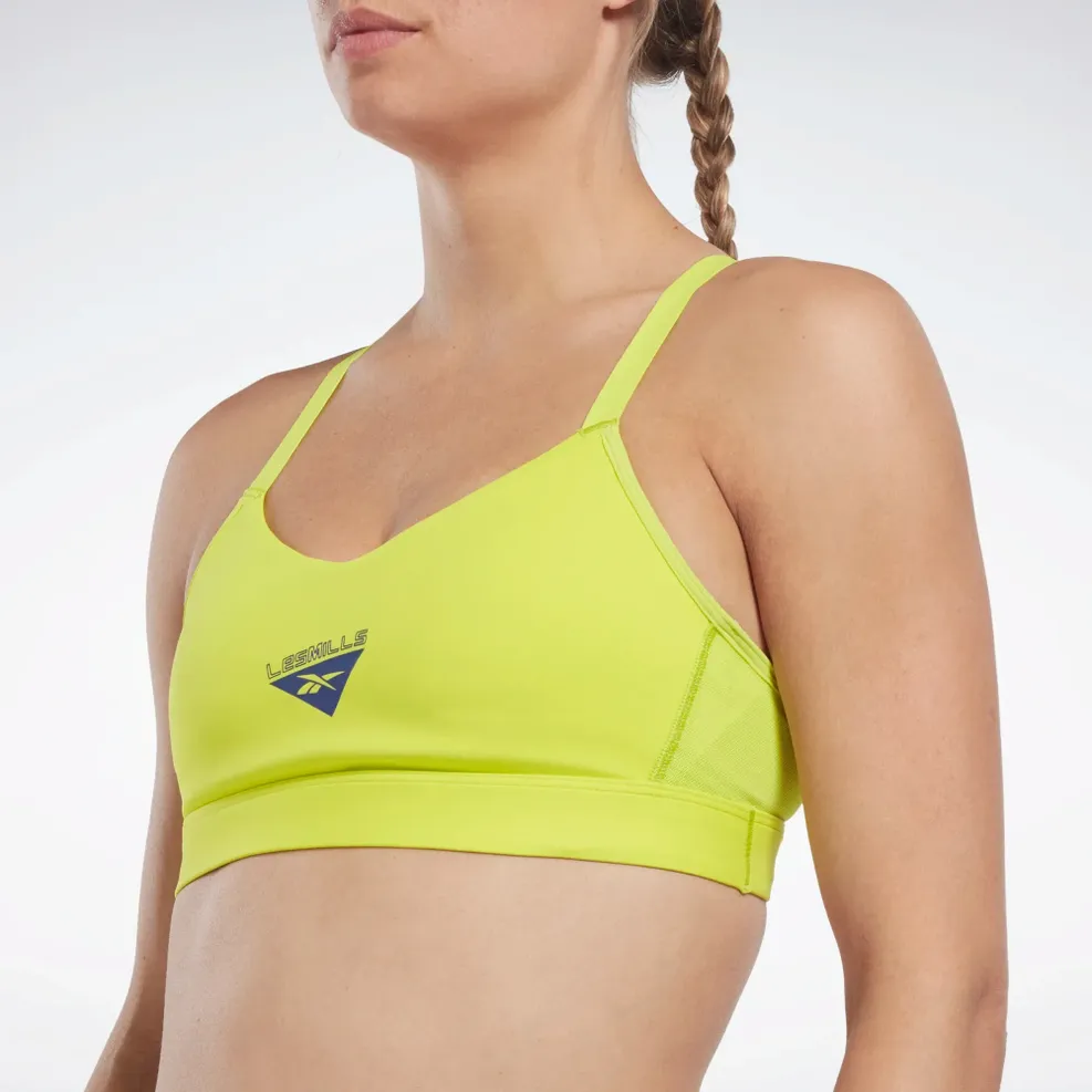 Reebok Women's Stronger Sports Bra with Mesh Panel and Removable