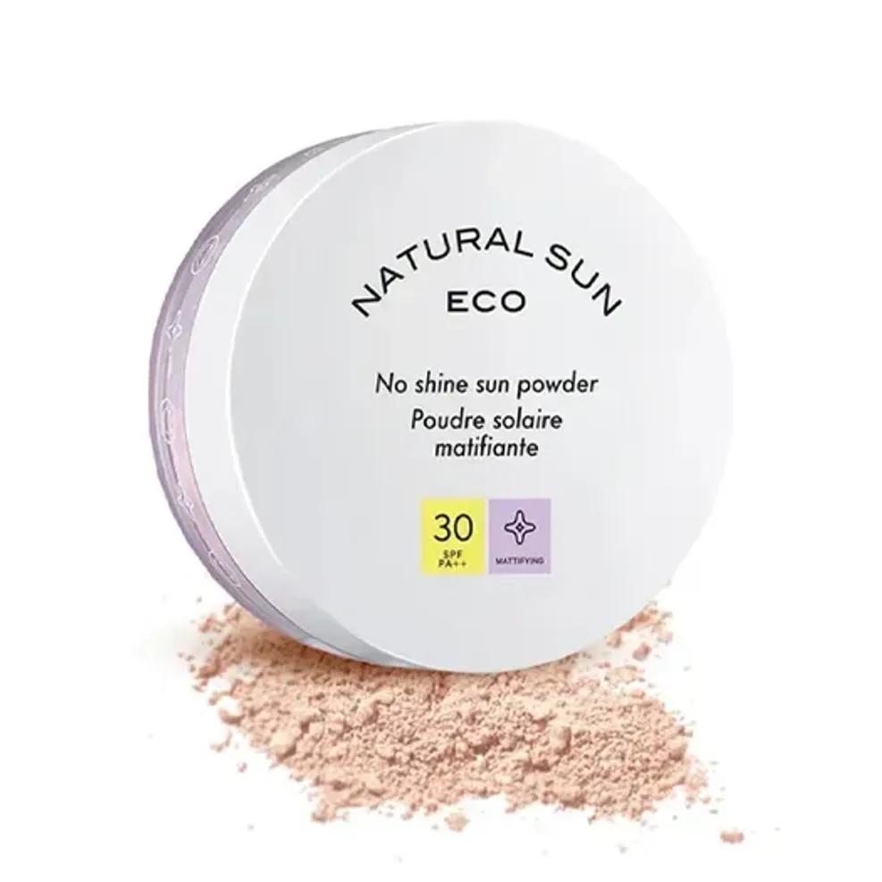 Phấn Phủ Dạng Bột Kiềm Dầu THE FACE SHOP Natural Sun Eco No Shine Sun  Powder Spf30Pa++ (13G)