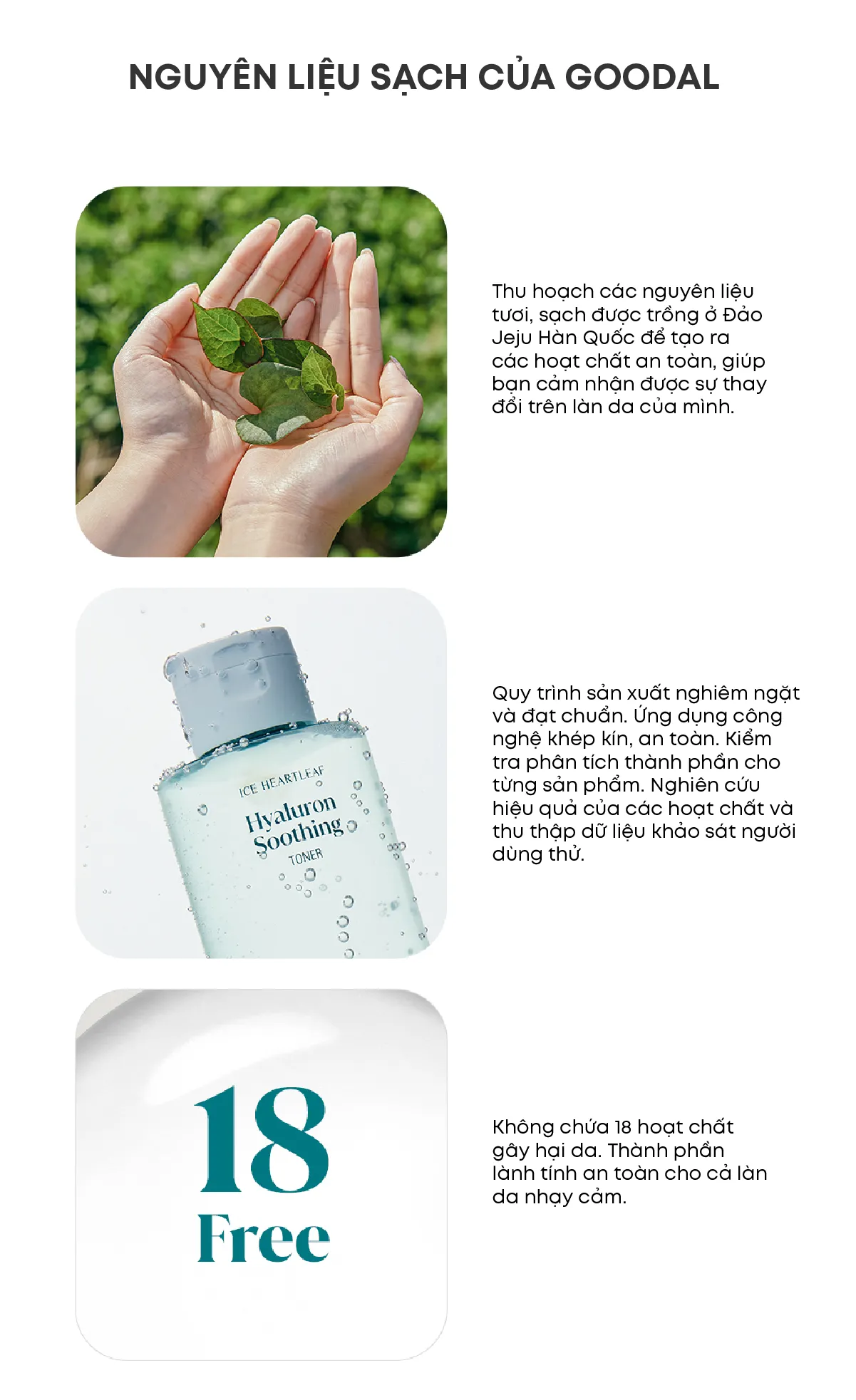 Nước Cân Bằng Goodal Làm Dịu và Dưỡng Ẩm Houttuynia Cordata Hyaluron Soothing Toner 350ml