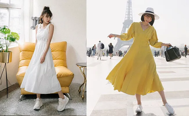 Mặc váy tôn đường cong gái Trung khoe body nóng bỏng Thời trang Việt Giải Trí