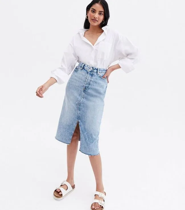 6 ý tưởng phối đồ với chân váy jean cực trendy cho bạn gái  MARC